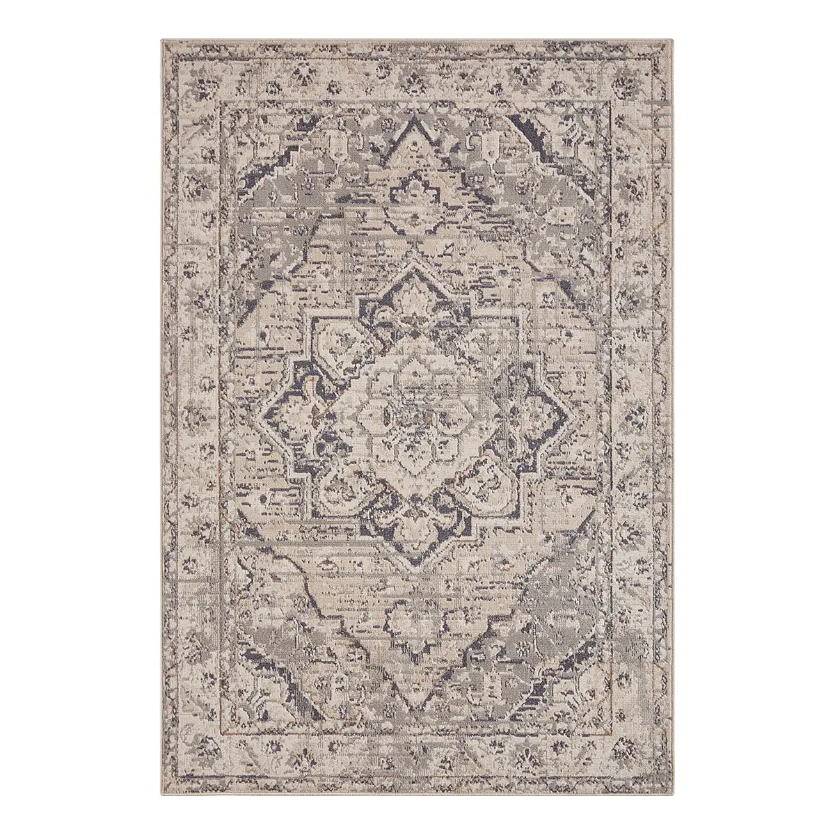 Kurzflorteppich Sand Beige/Creme/Beige 120 x 170cm | Beige
