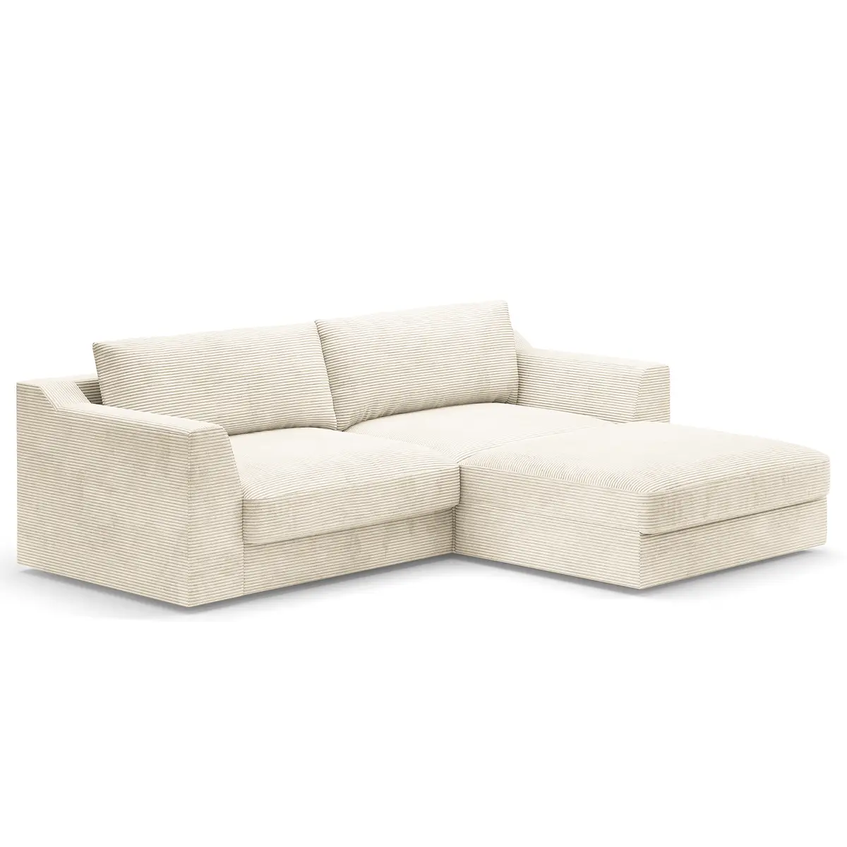 Ecksofa Lizza | Weiß