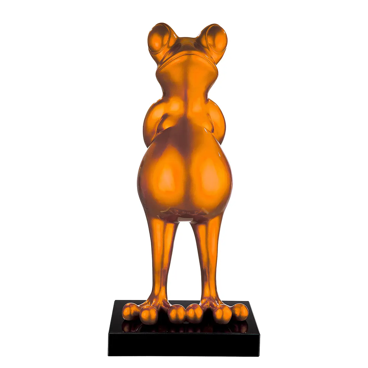 Skulptur Frosch | Orange
