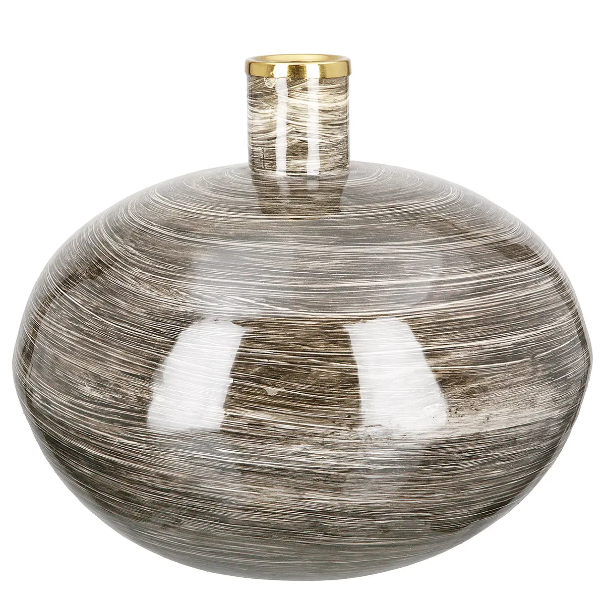 Vase Stripes | Braun