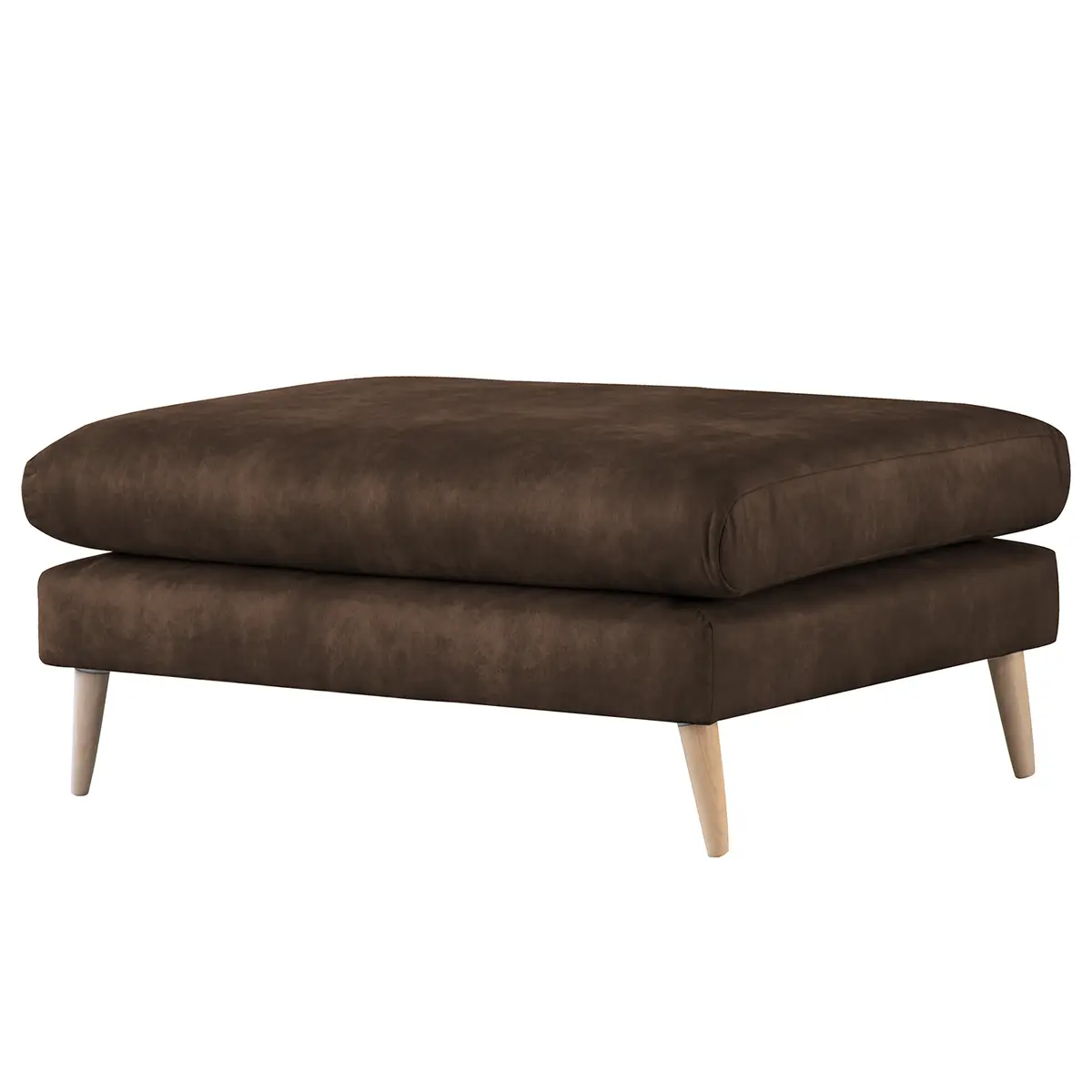 Polsterhocker Kayena | Braun