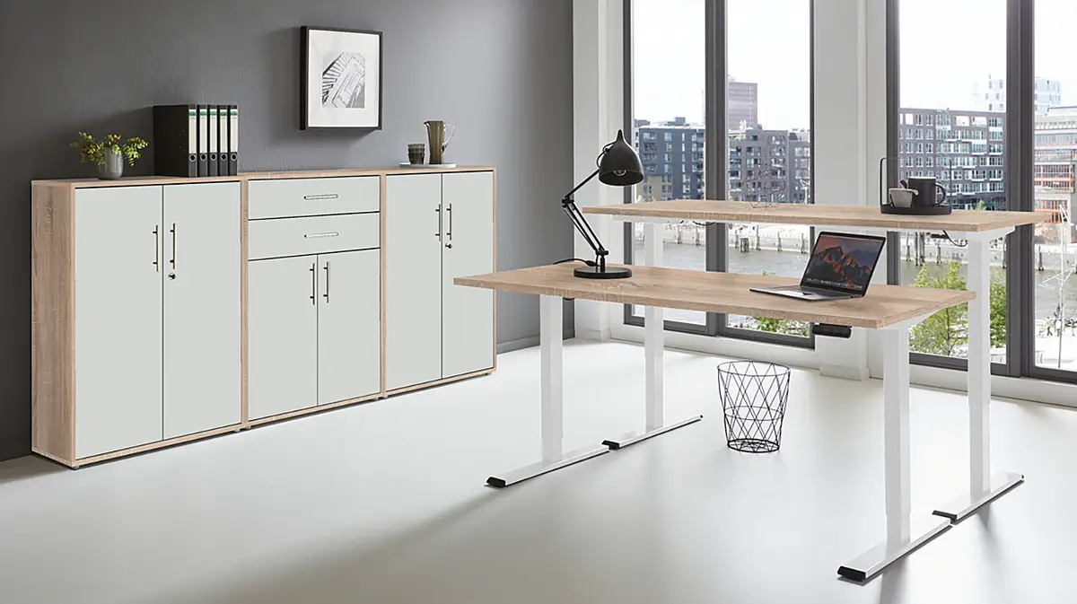 Büro-Set 3-teilig | Braun