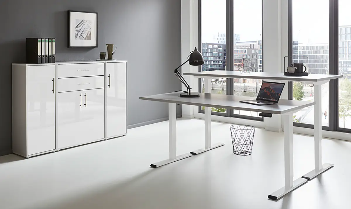 Büro-Set E | Grau