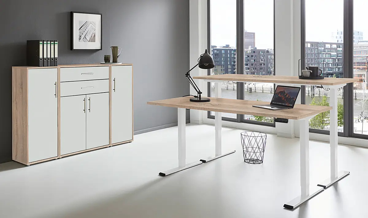 Büro-Set 4-teilig Set E | Braun