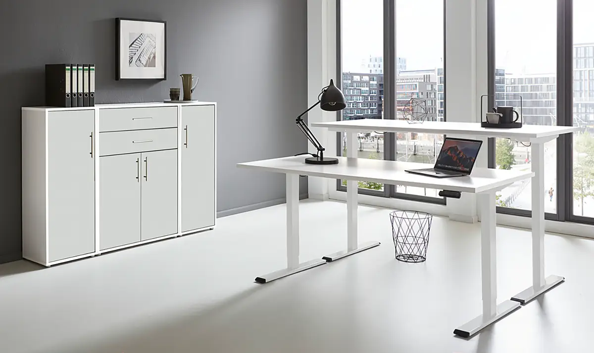 Büro-Set 4-teilig Set F | Weiß