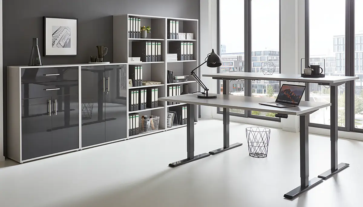 Büro-Set 5-teilig Set D | Grau