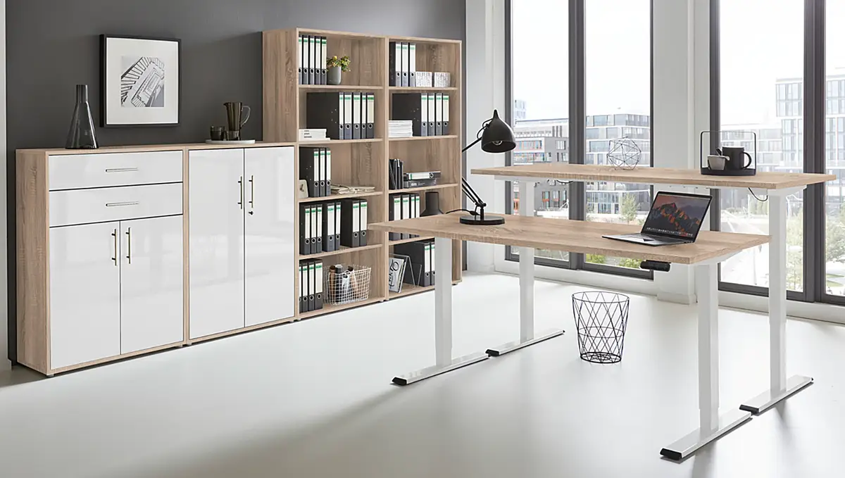 Büro-Set 5-teilig Set D | Holztöne