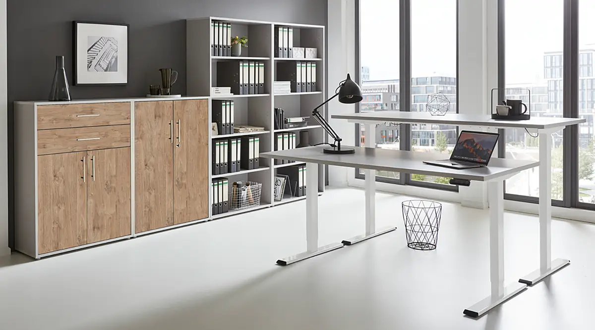 Büro-Set 5-teilig Set C | Grau