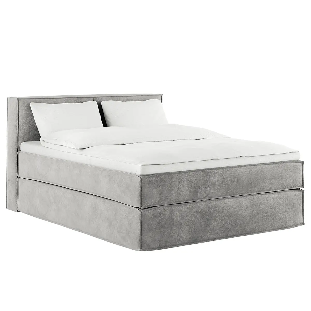 Premium Boxspringbett mit Kopfteil 160 x 200cm Samt Onoli