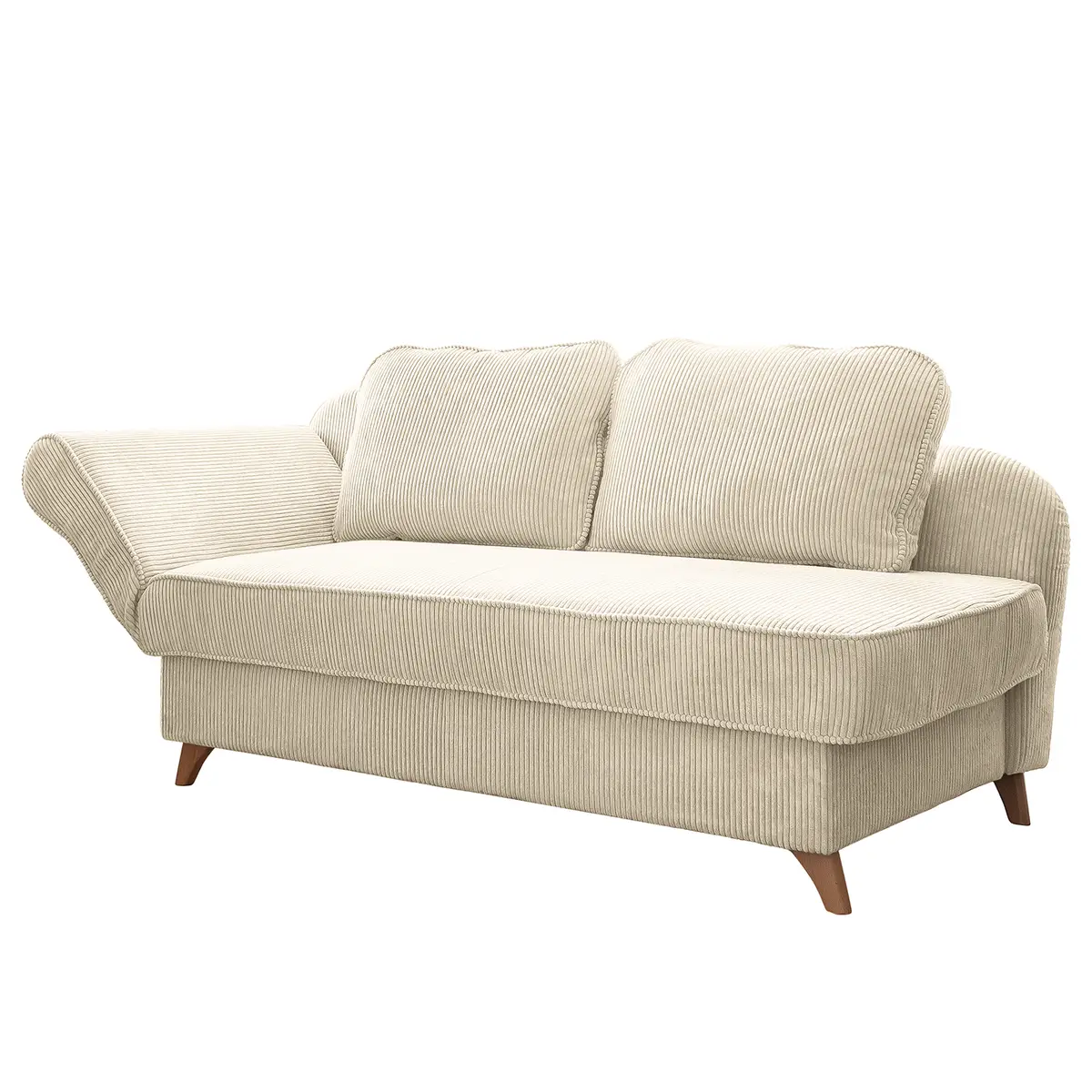 Recamiere Macael Beige Cordstoff Poppy | Beige