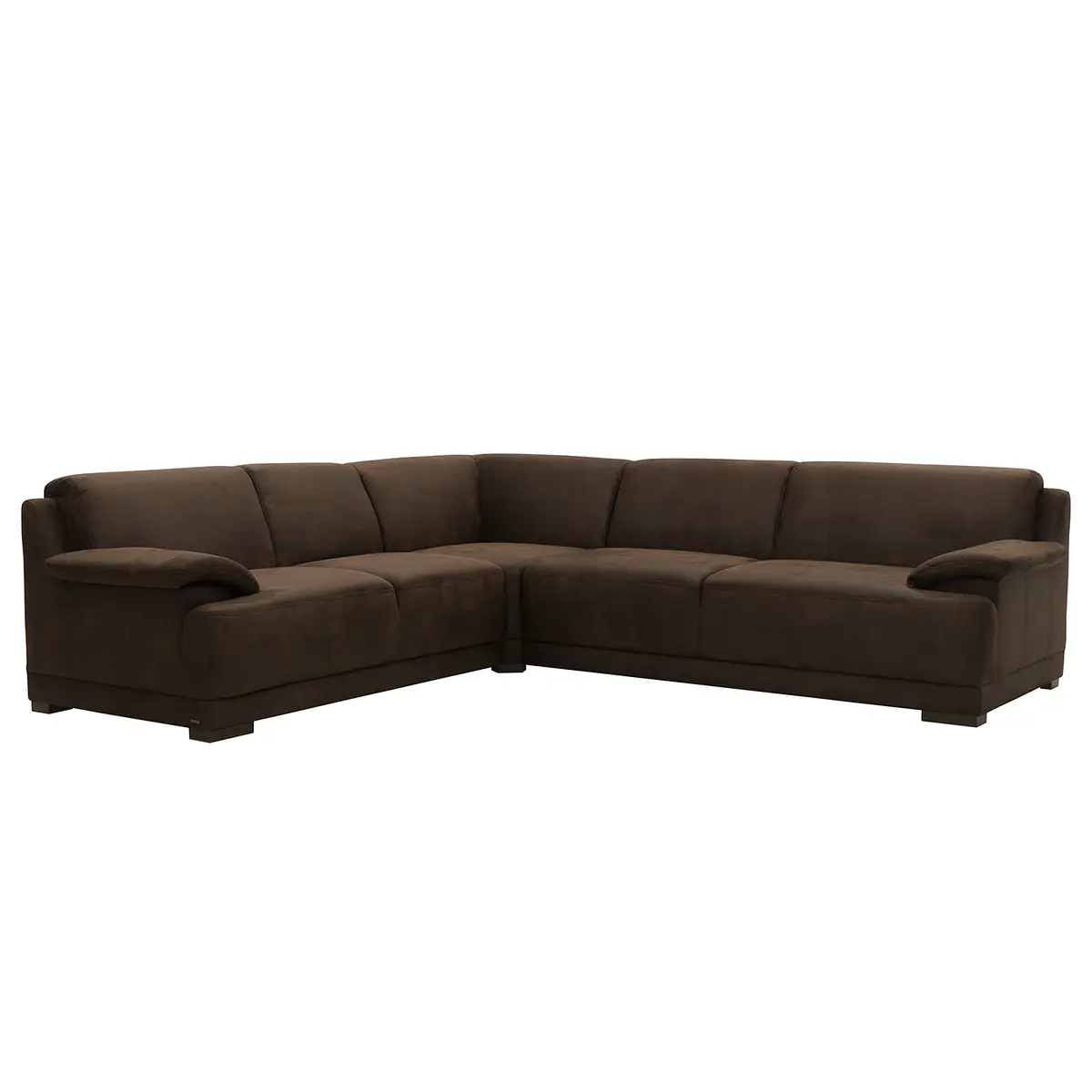 Boxspring-Ecksofa Medea | Braun