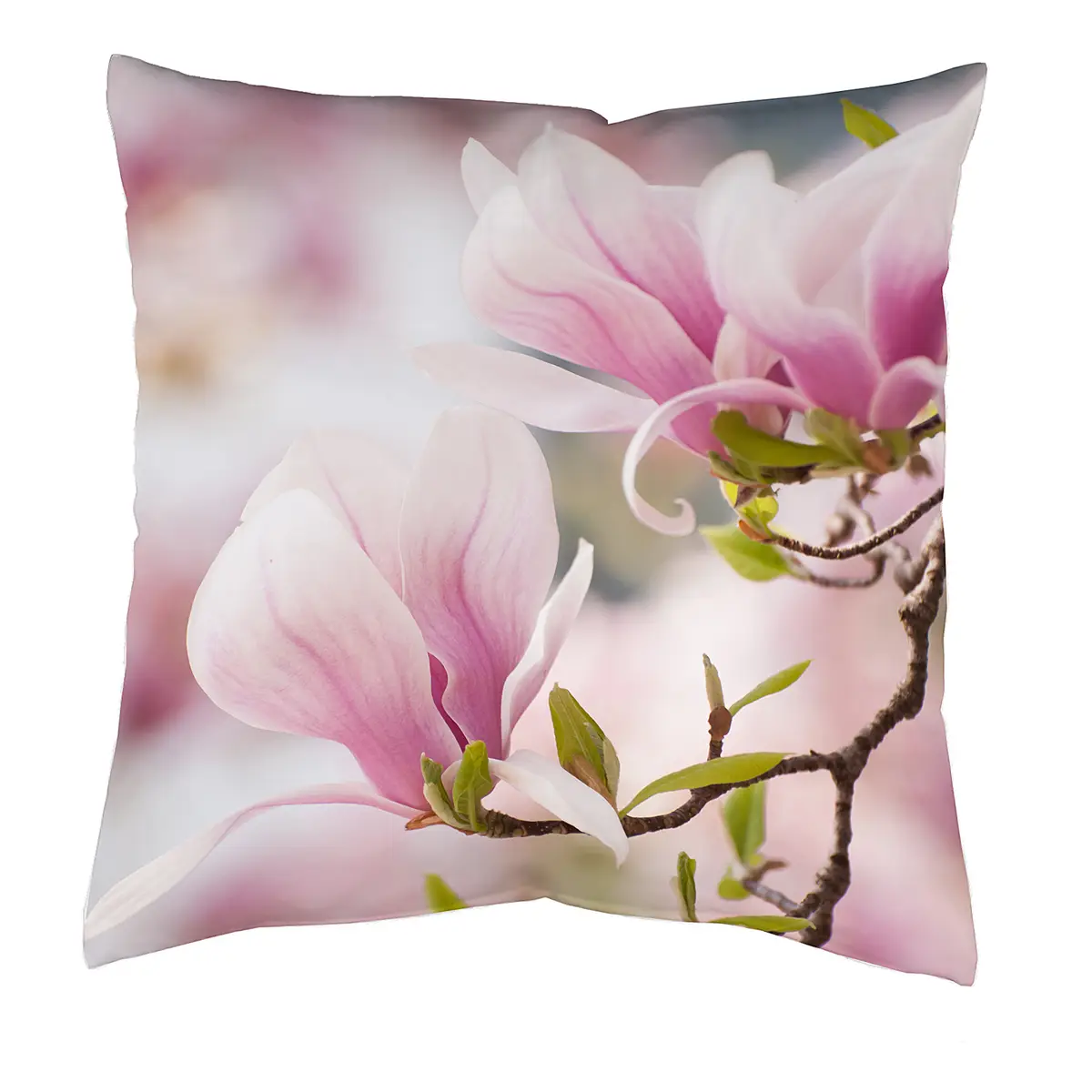 Dekokissen Magnolia Rot 50 x 50cm | Rot
