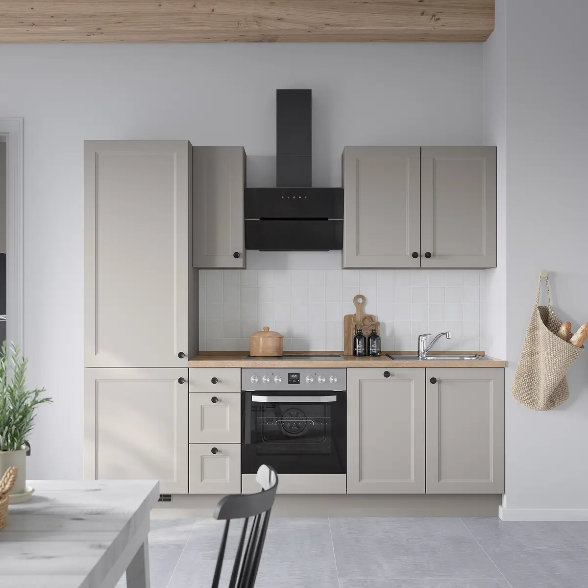 Nobilia Küchenzeile High-Line Cascada Variante A 240cm Ausrichtung