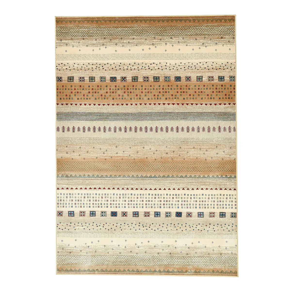 Kurzflorteppich Cherina | Beige