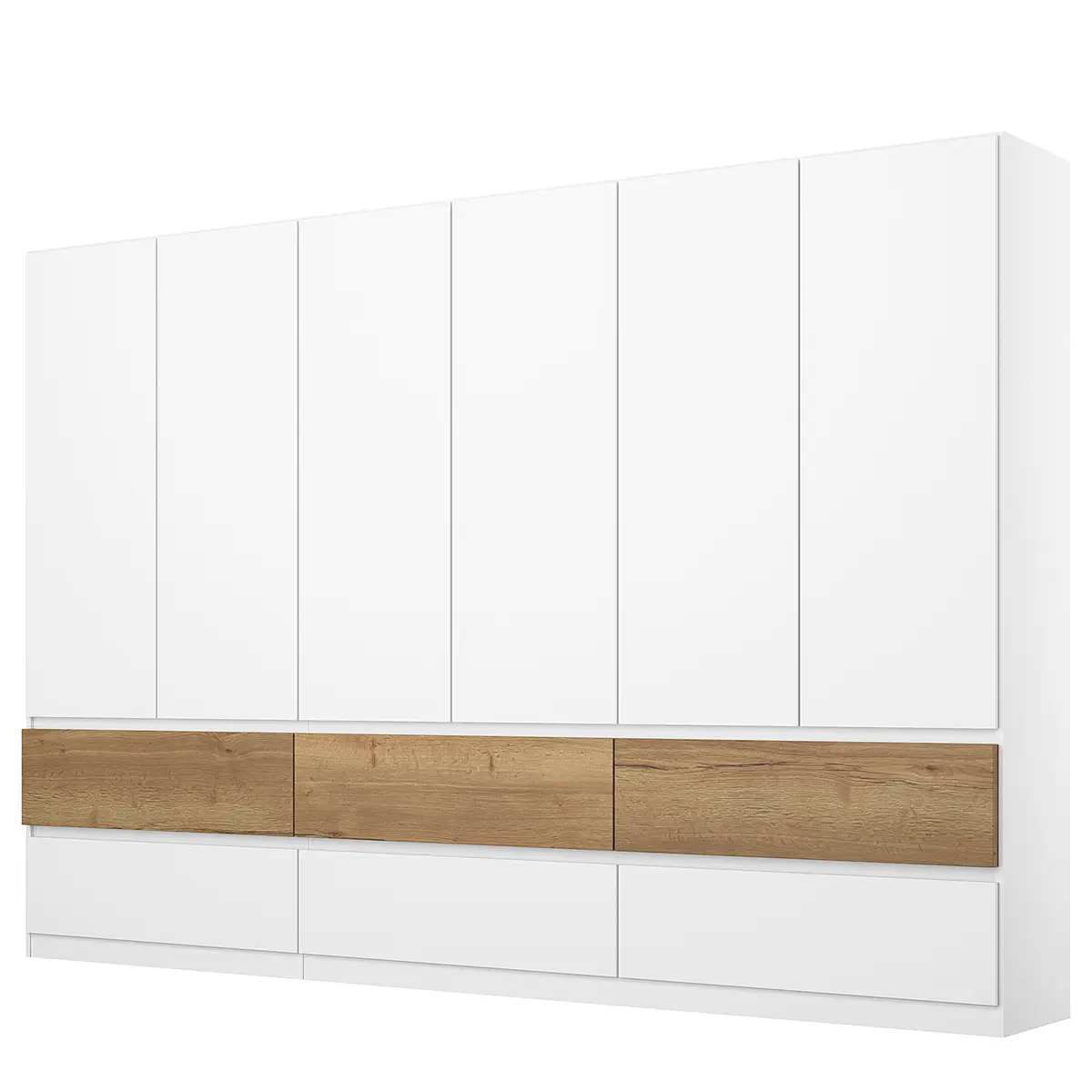 Drehtürenschrank Winnipeg | Weiß