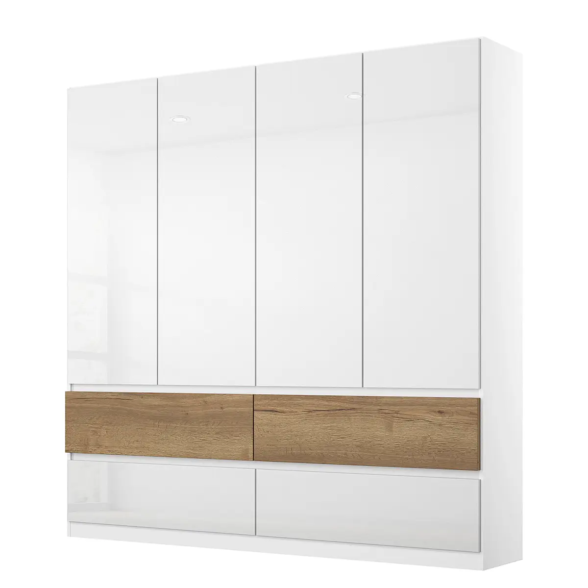 Drehtürenschrank Winnipeg | Weiß