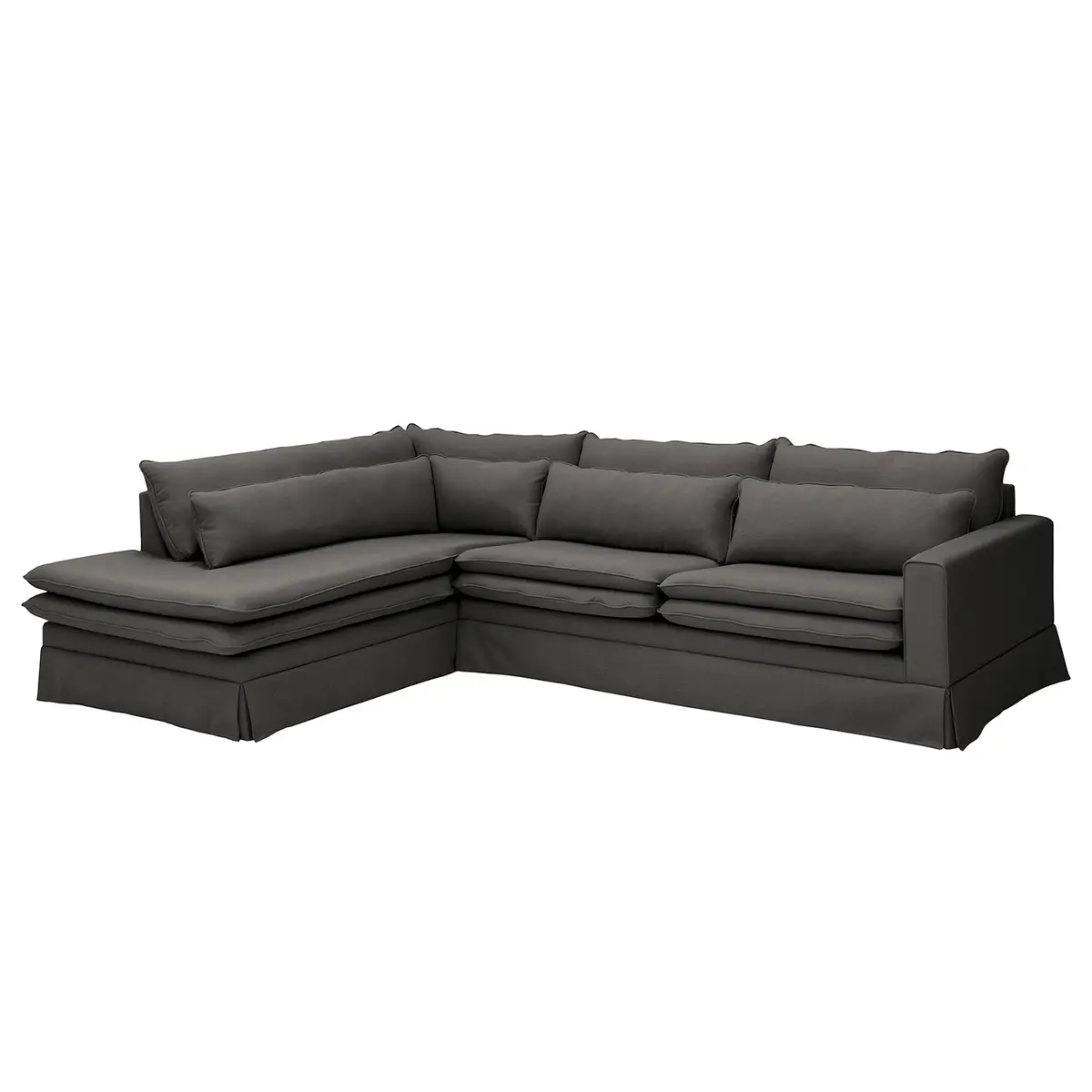 Ecksofa Dailman | Grau