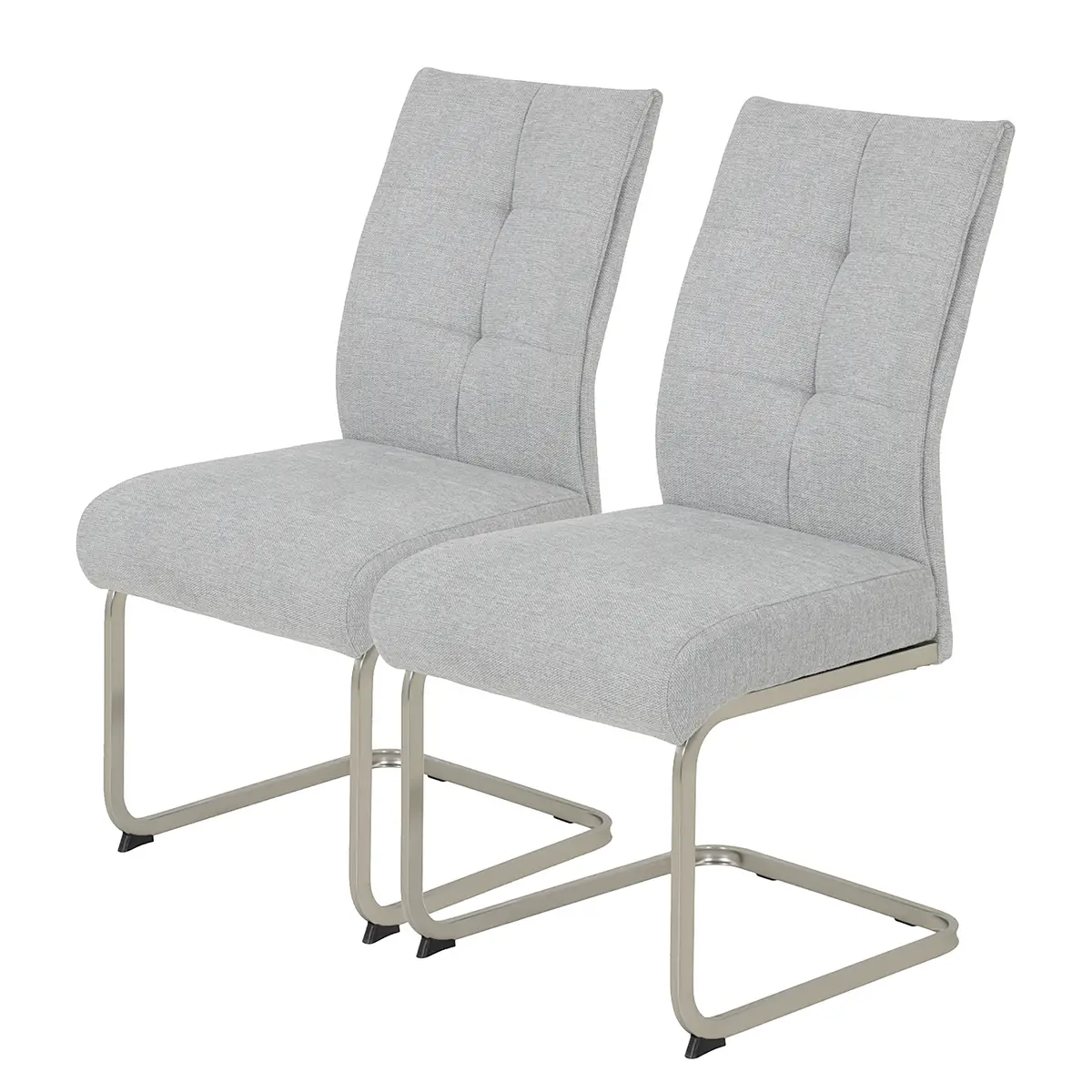 Freischwinger Melans 2er-Set | Grau
