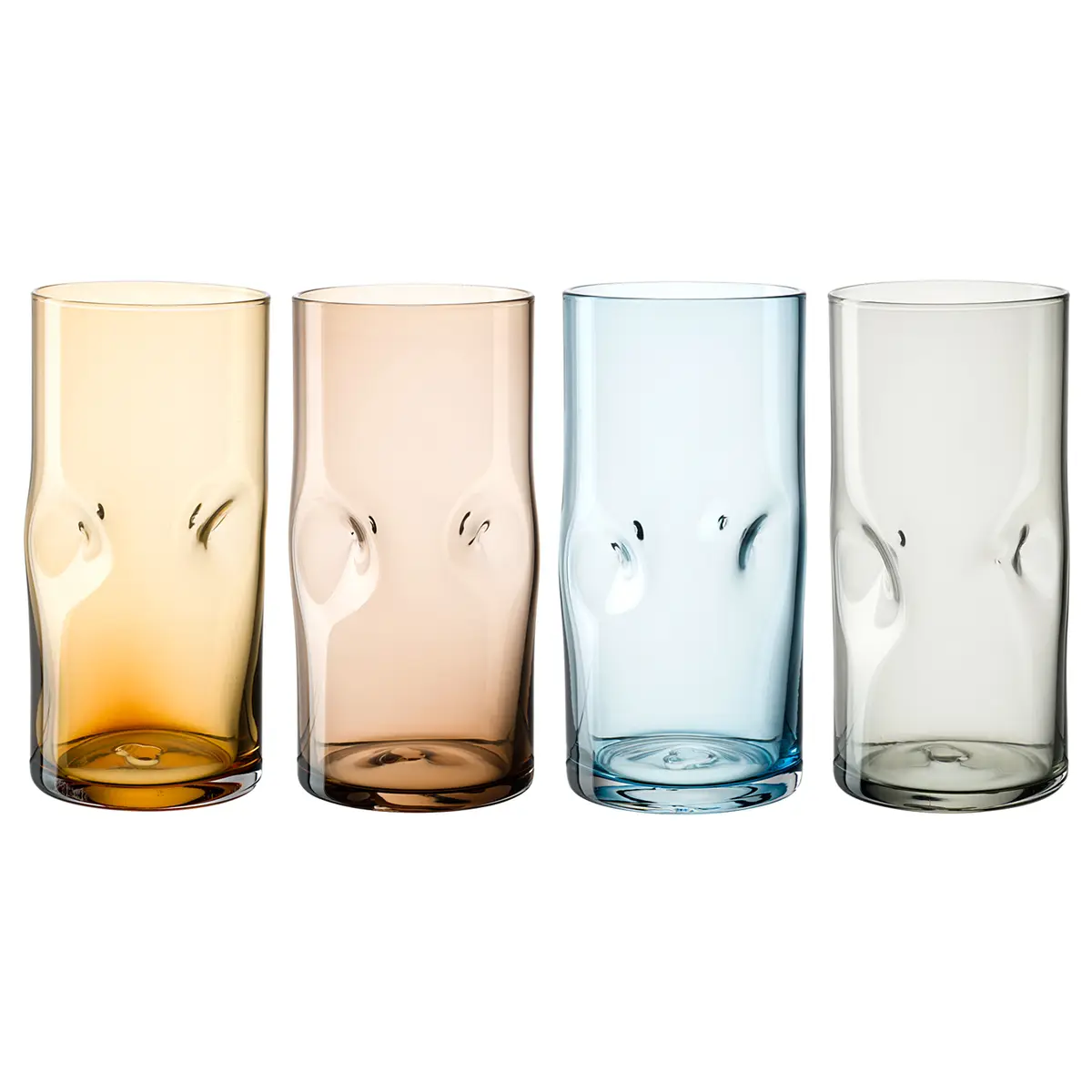Trinkglas Set | Mehrfarbig