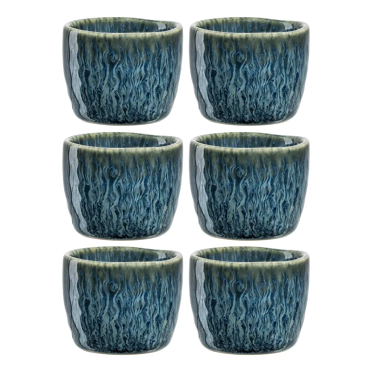 Eierbecher 6er-Set | Blau