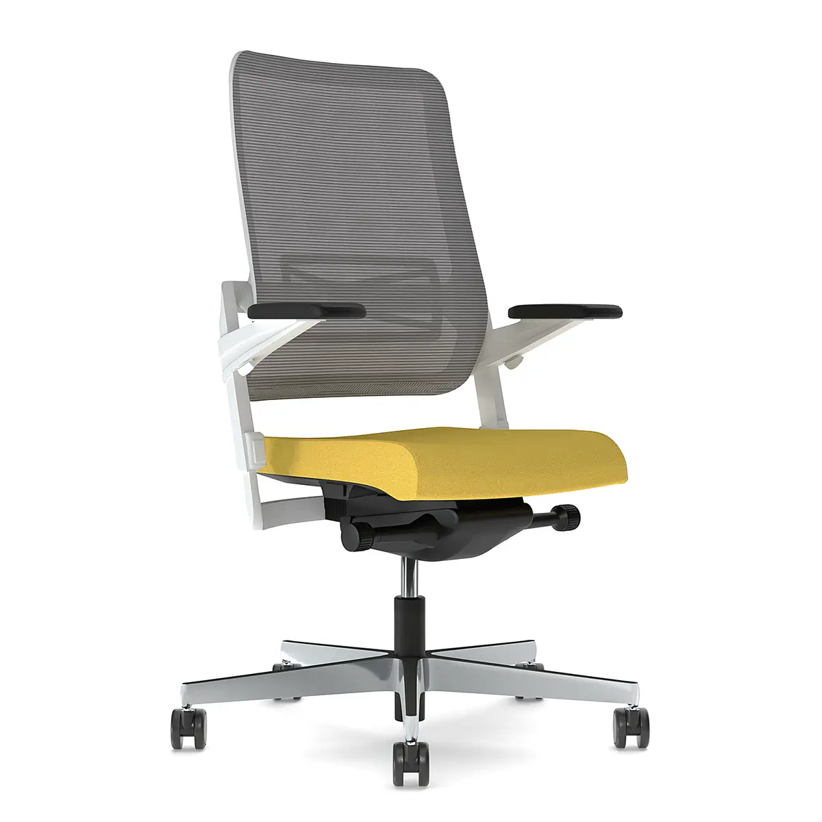 Ergonomischer Bürostuhl XILIUM TYP A | Gelb