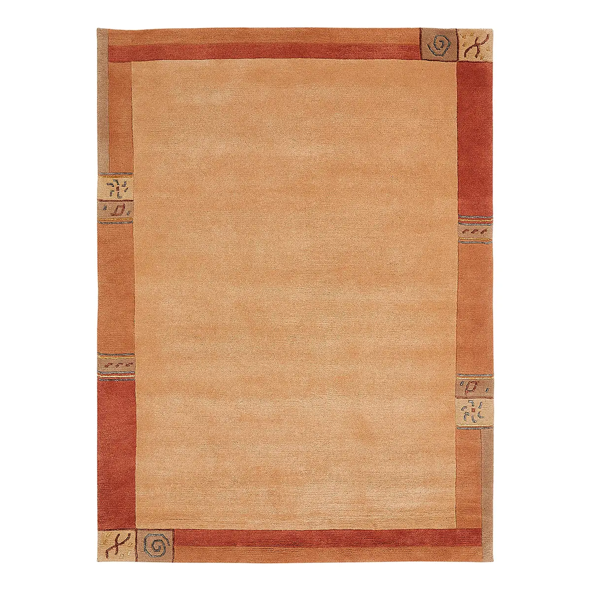 Wollteppich Sola Typ A | Orange