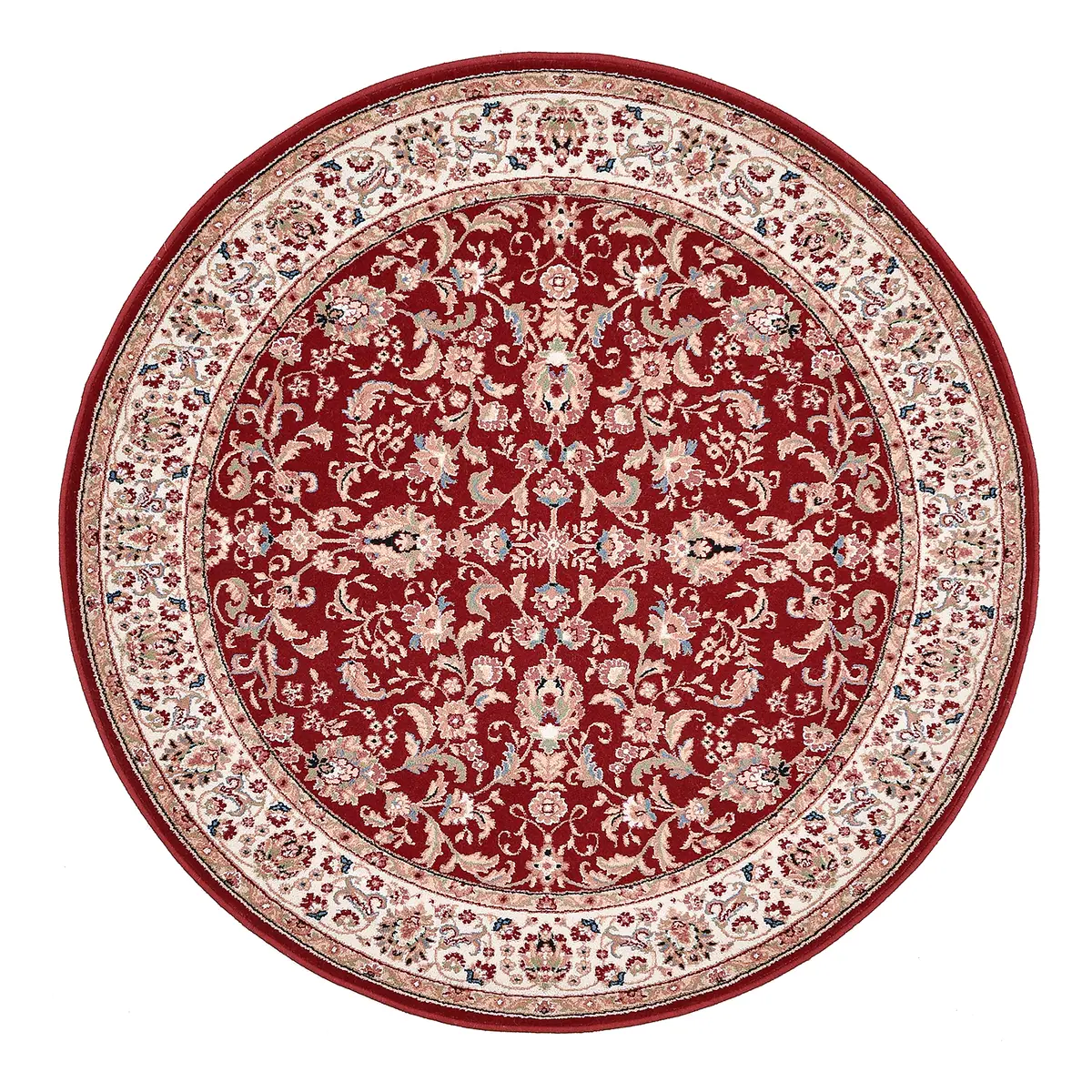 Wollteppich Dolna Rund | Rot