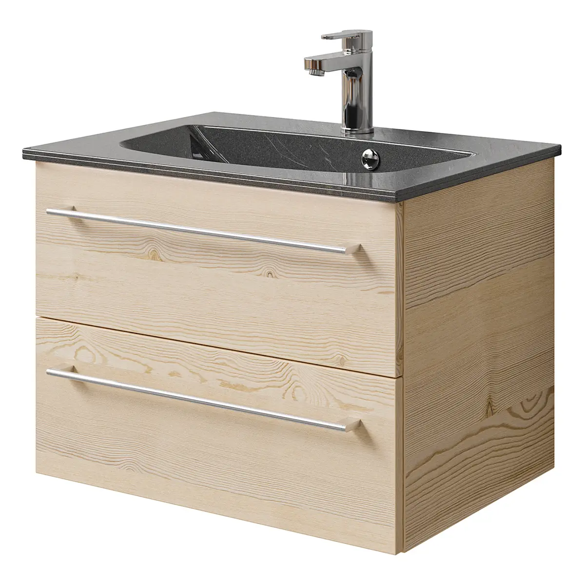 Waschtisch 6025 Typ F 67cm Beige/Pinie Creme | Beige