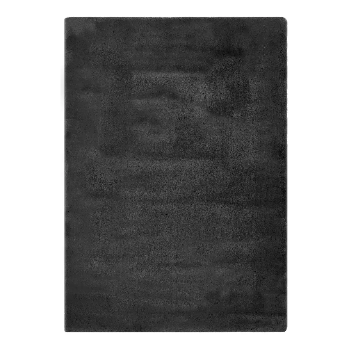 Hochflorteppich Como 120 x 170cm Schwarz/Schwarz/Anthrazit