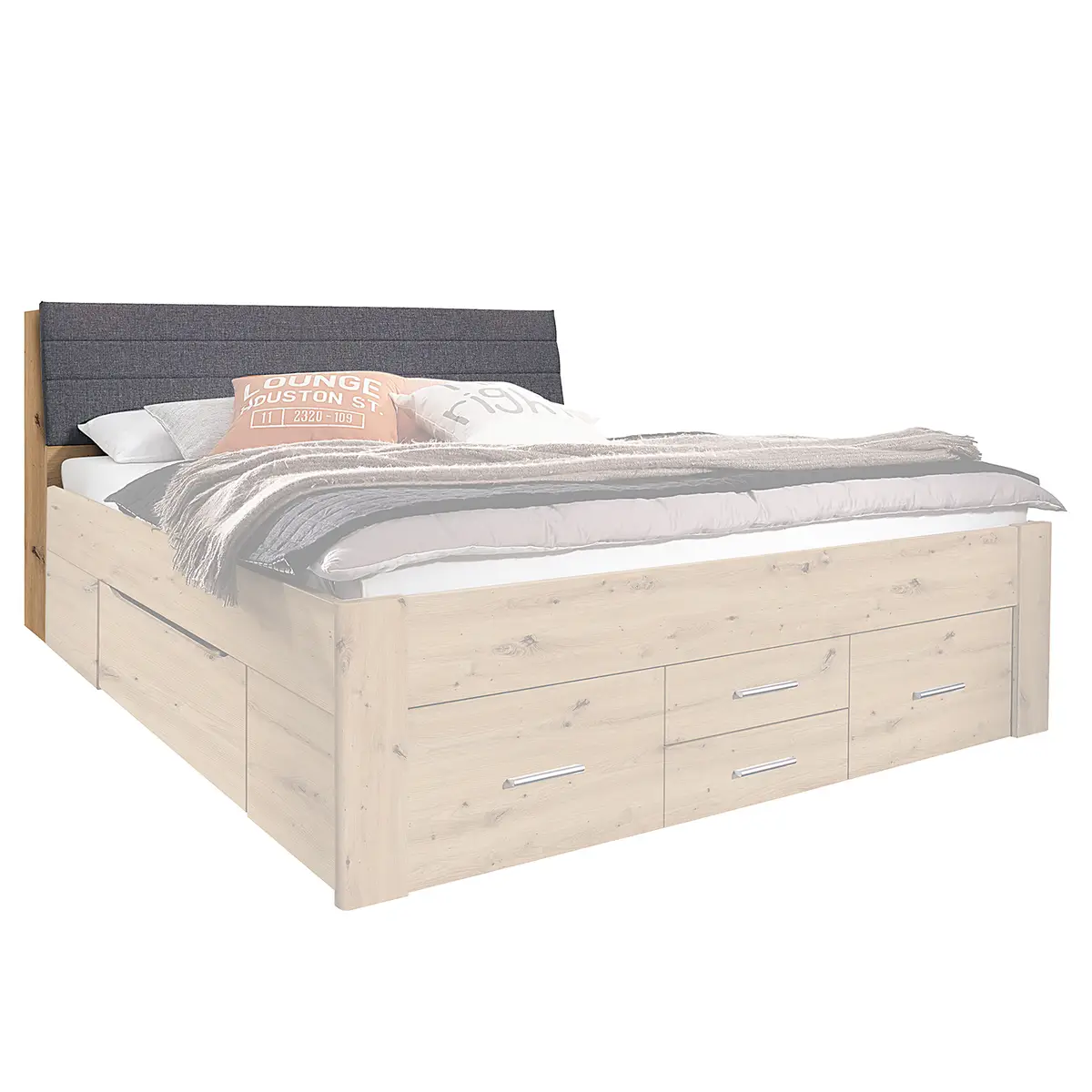 Kopfteil mit Stauraum 185cm | Braun
