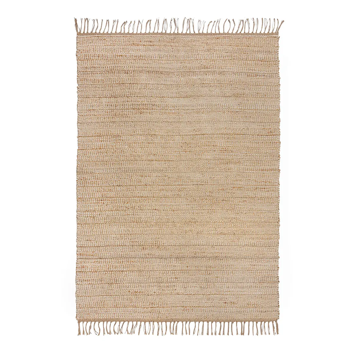 Juteteppich Levi Weiß/Beige 200 x 290cm | Beige