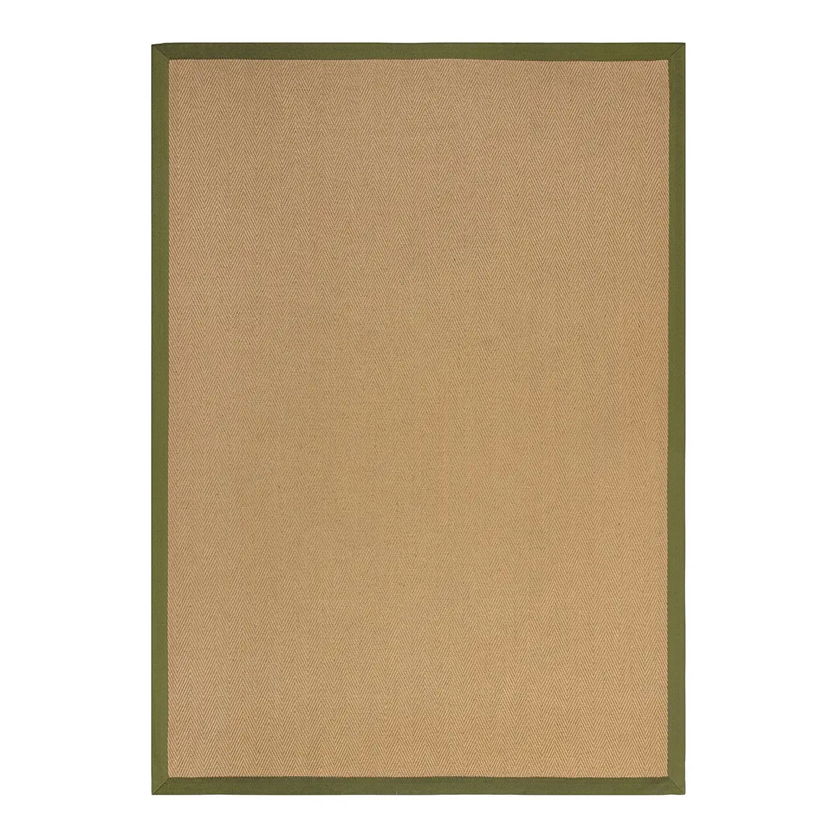 Juteteppich Kira Grün/Beige/Grün 120 x 170cm Flachgewebe