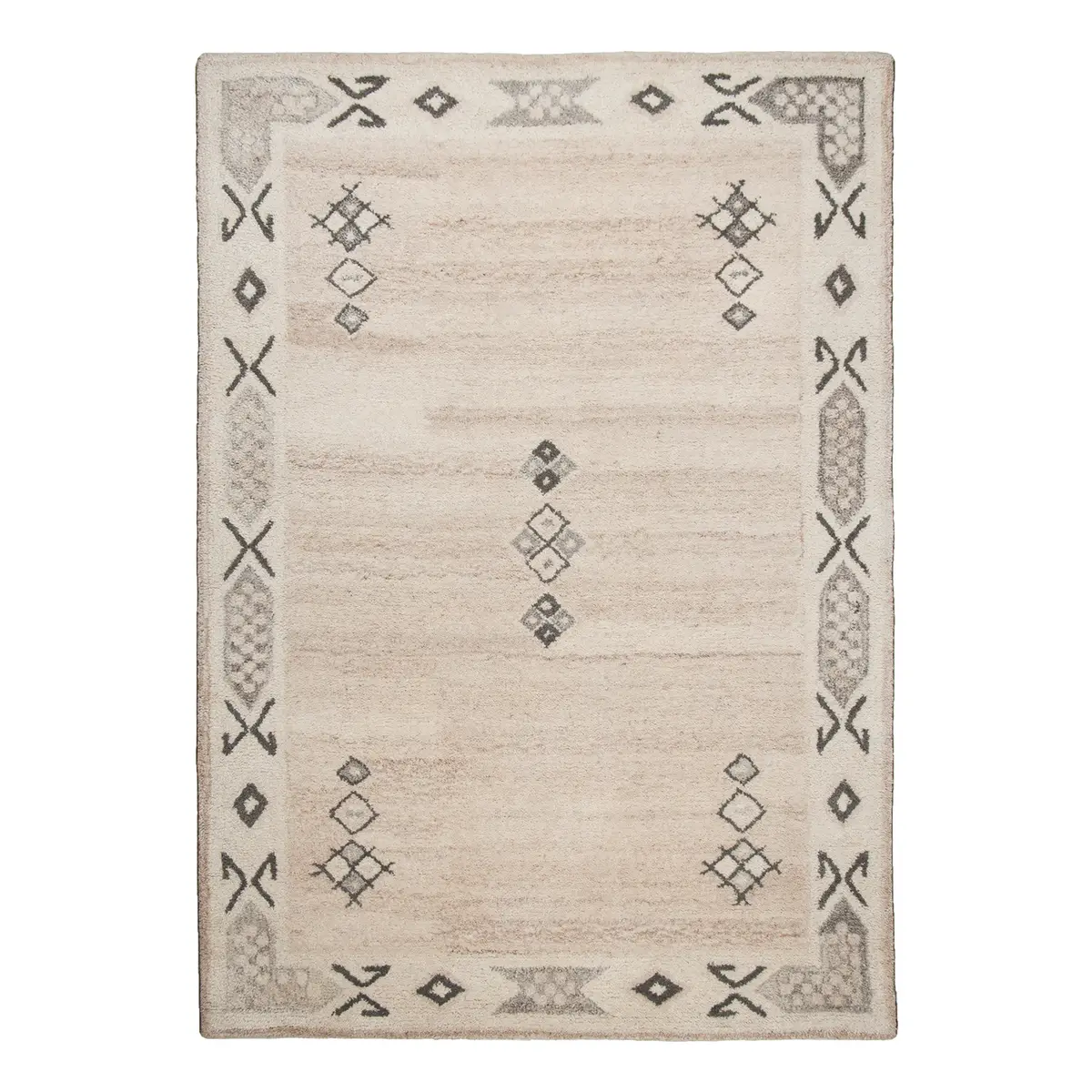 Royal Berber 018 Wollteppich | Beige