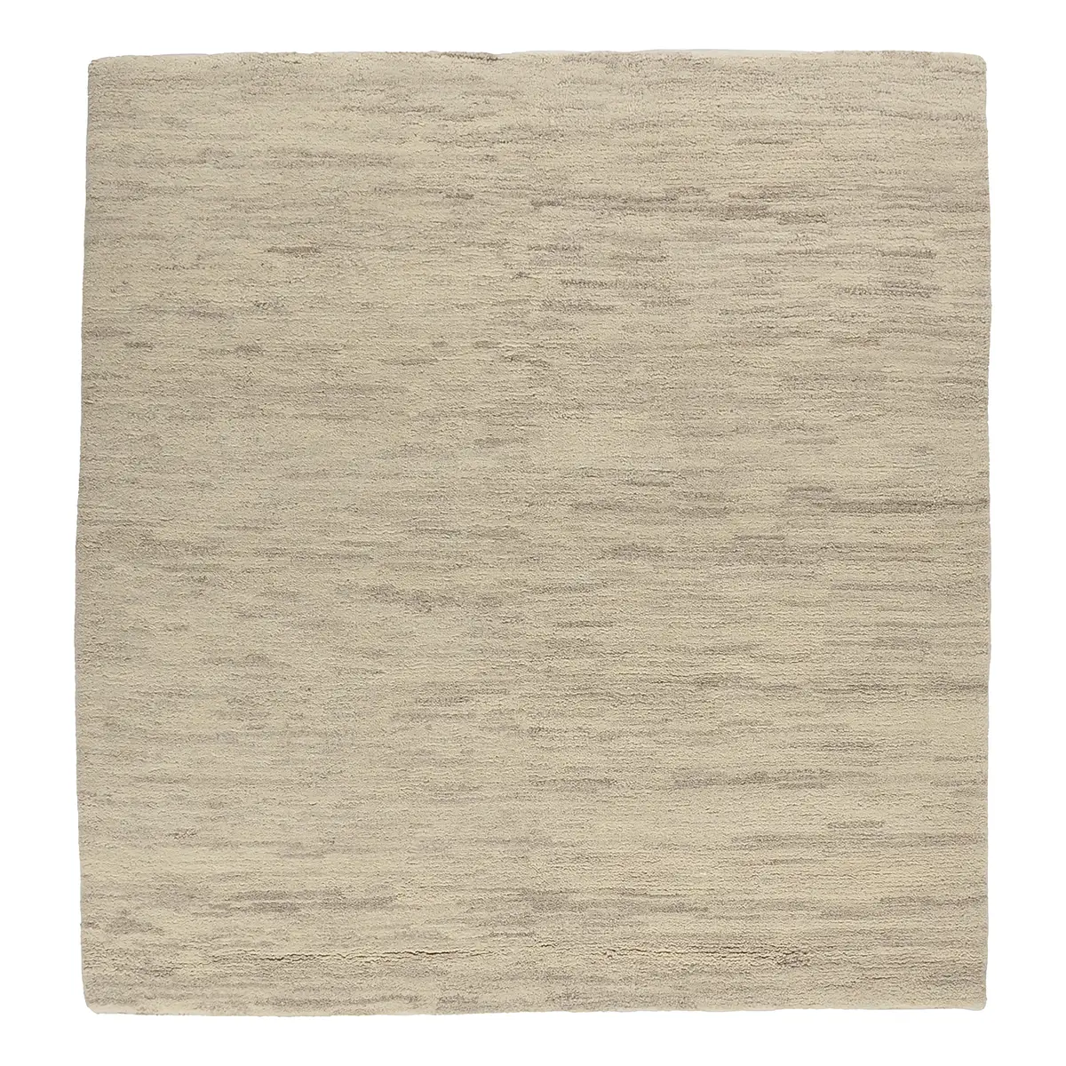 Wollteppich Taza Royal Uni Beige/Beige 200 x 200cm Wolle