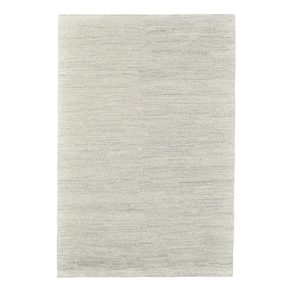 Wollteppich Taza Royal Uni Grau/Sandgrau 200 x 250cm Wolle