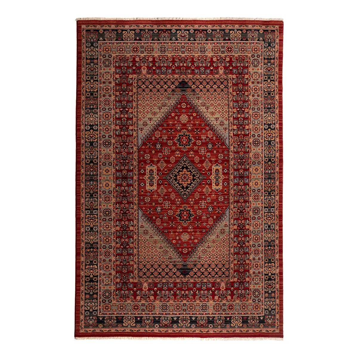 Wollteppich Saharna 2400 Multicolor | Mehrfarbig
