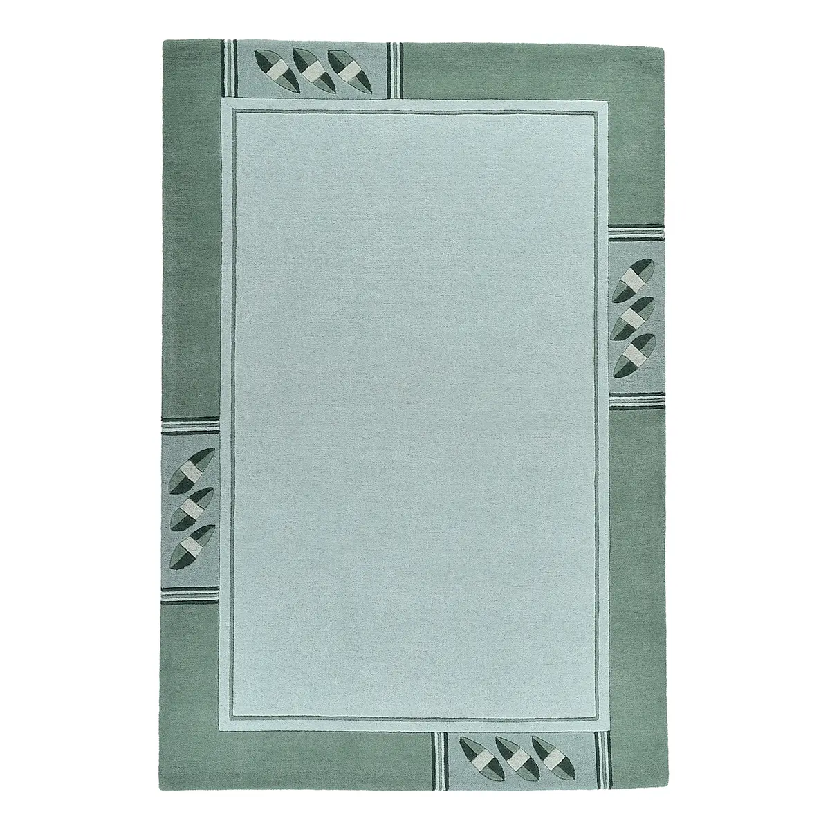 Wollteppich Royal Nepali 3029 Grün/Mint 250 x 350cm Wolle