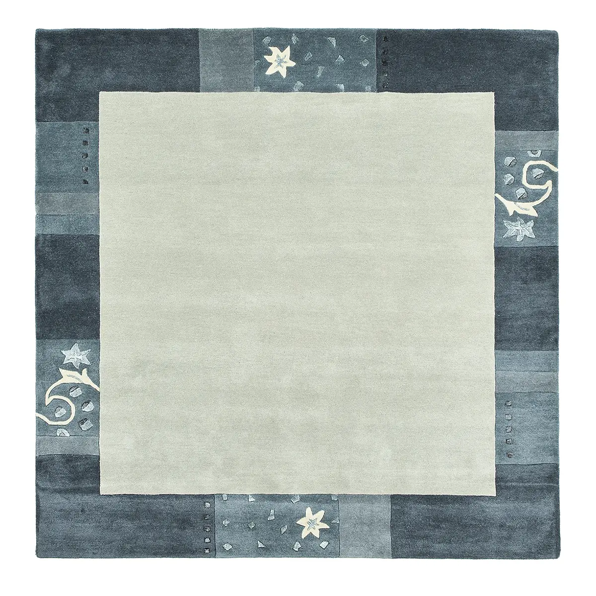 Wollteppich Royal Ganges | Silber