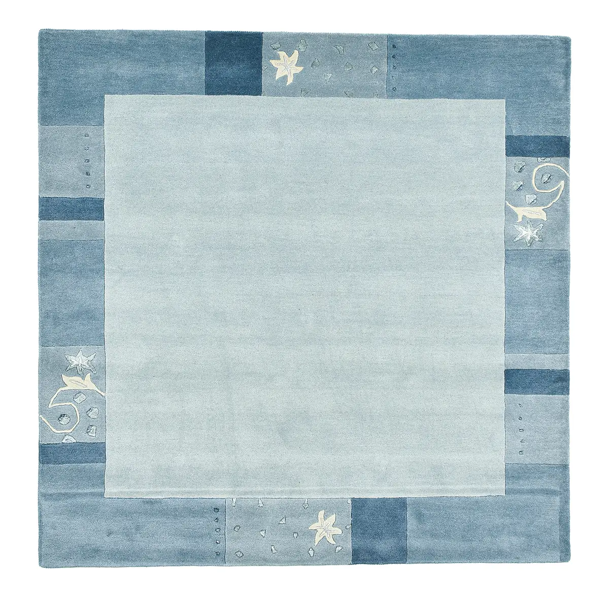Wollteppich Royal Ganges | Blau
