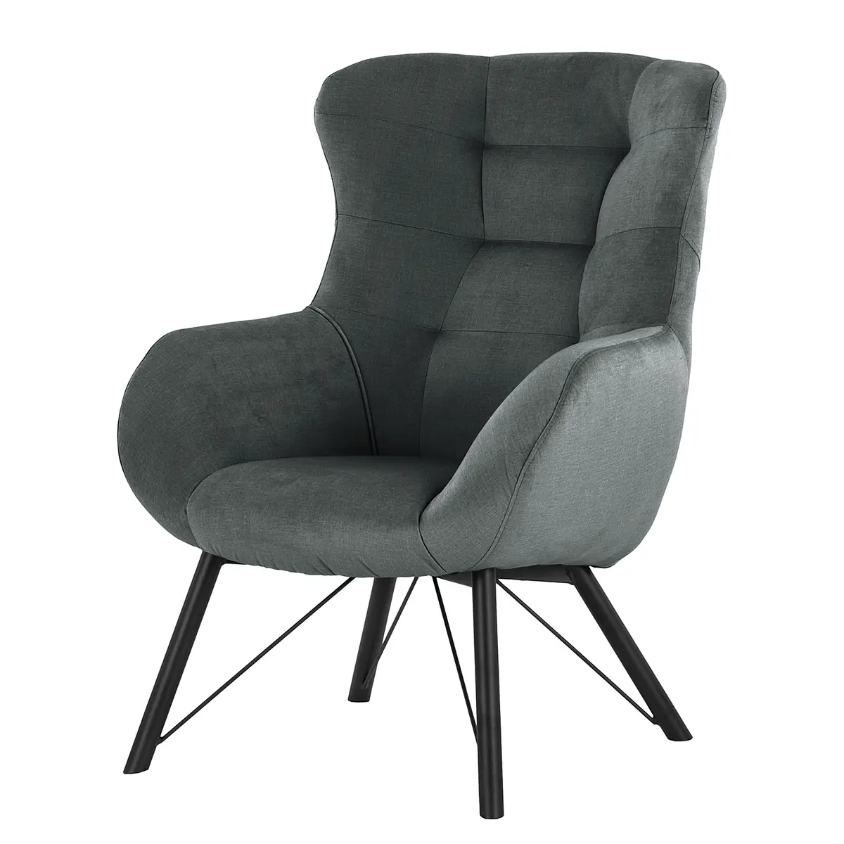 Sessel Newfield Grau Microfaser Faria | Grau