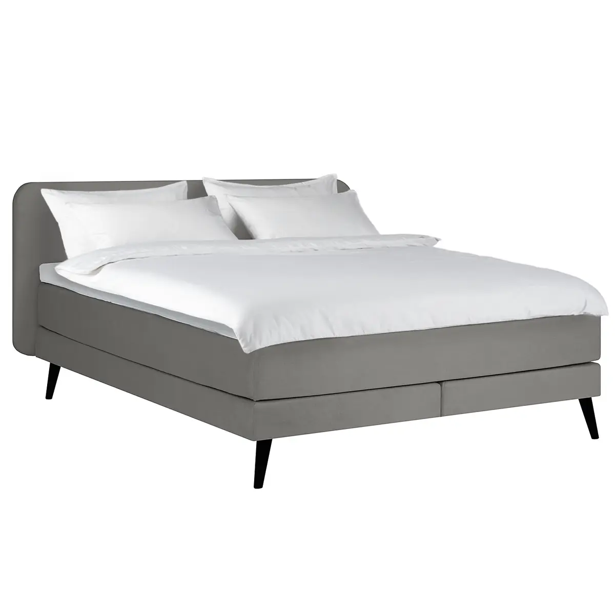 Boxspringbett Baladre | Grau