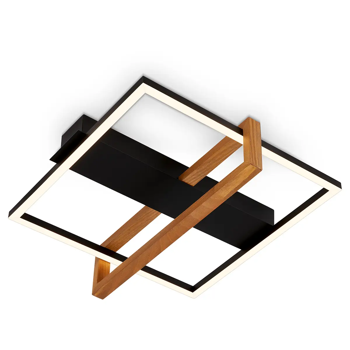 LED-Deckenleuchte Seramena | Schwarz