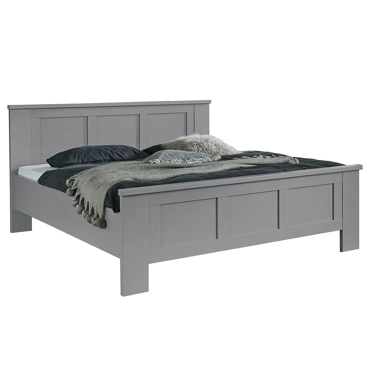 Bettgestell Marlow | Grau