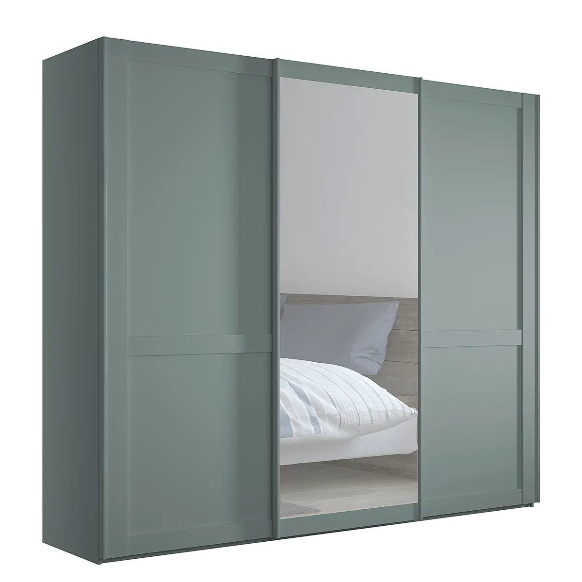 Schwebetürenschrank Marlow | Grün