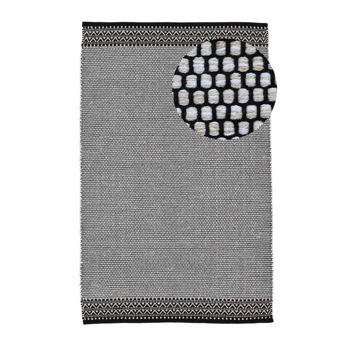 Kurzflorteppich Kelim Mia Beige/Beige 200 x 290cm | Beige