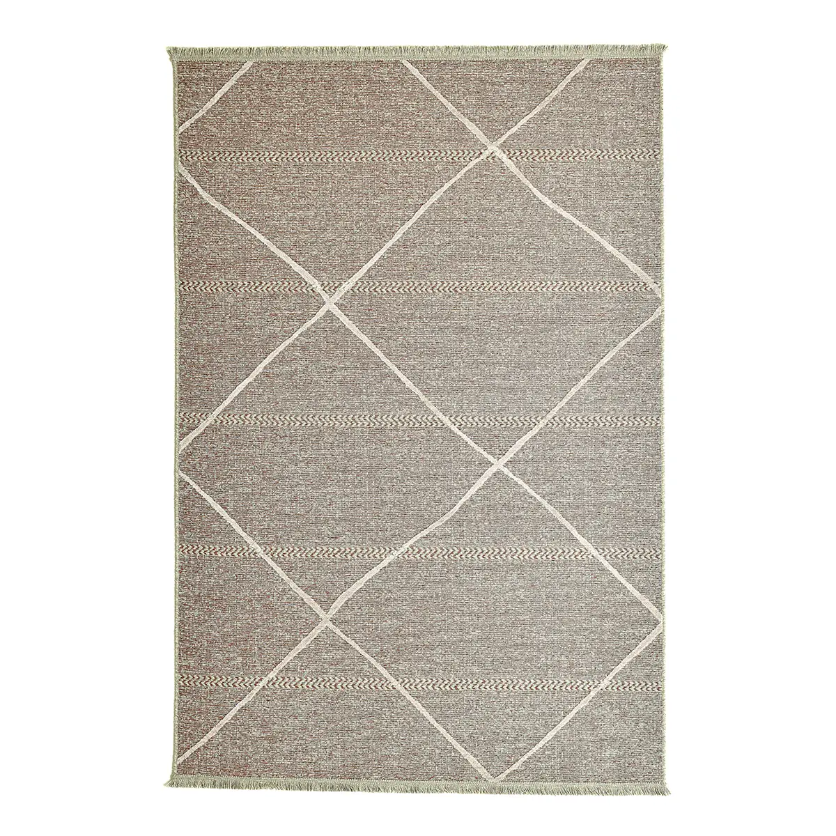 Wollteppich Braderup 200 x 290 cm | Rot