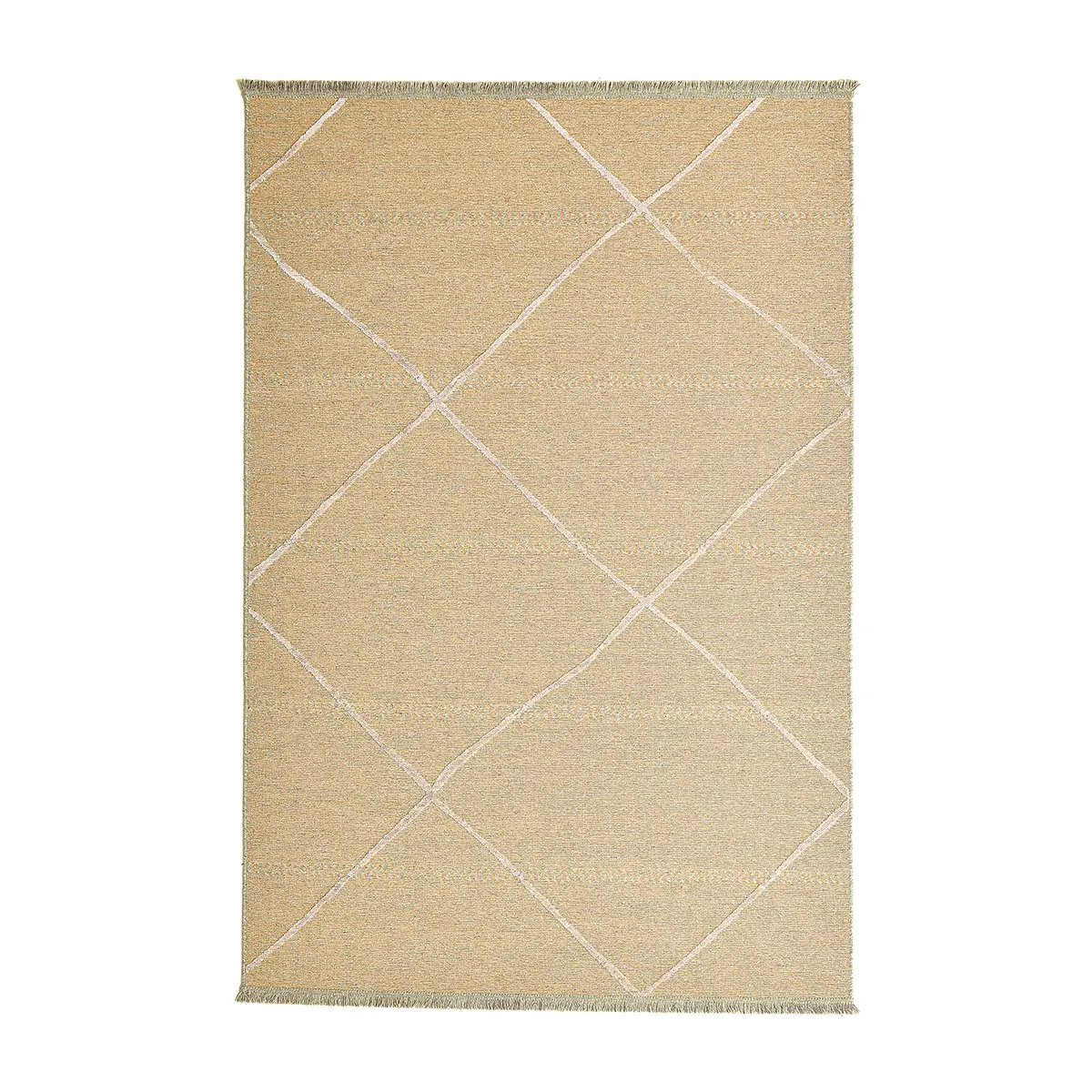 Wollteppich Braderup 200 x 290 cm | Gelb