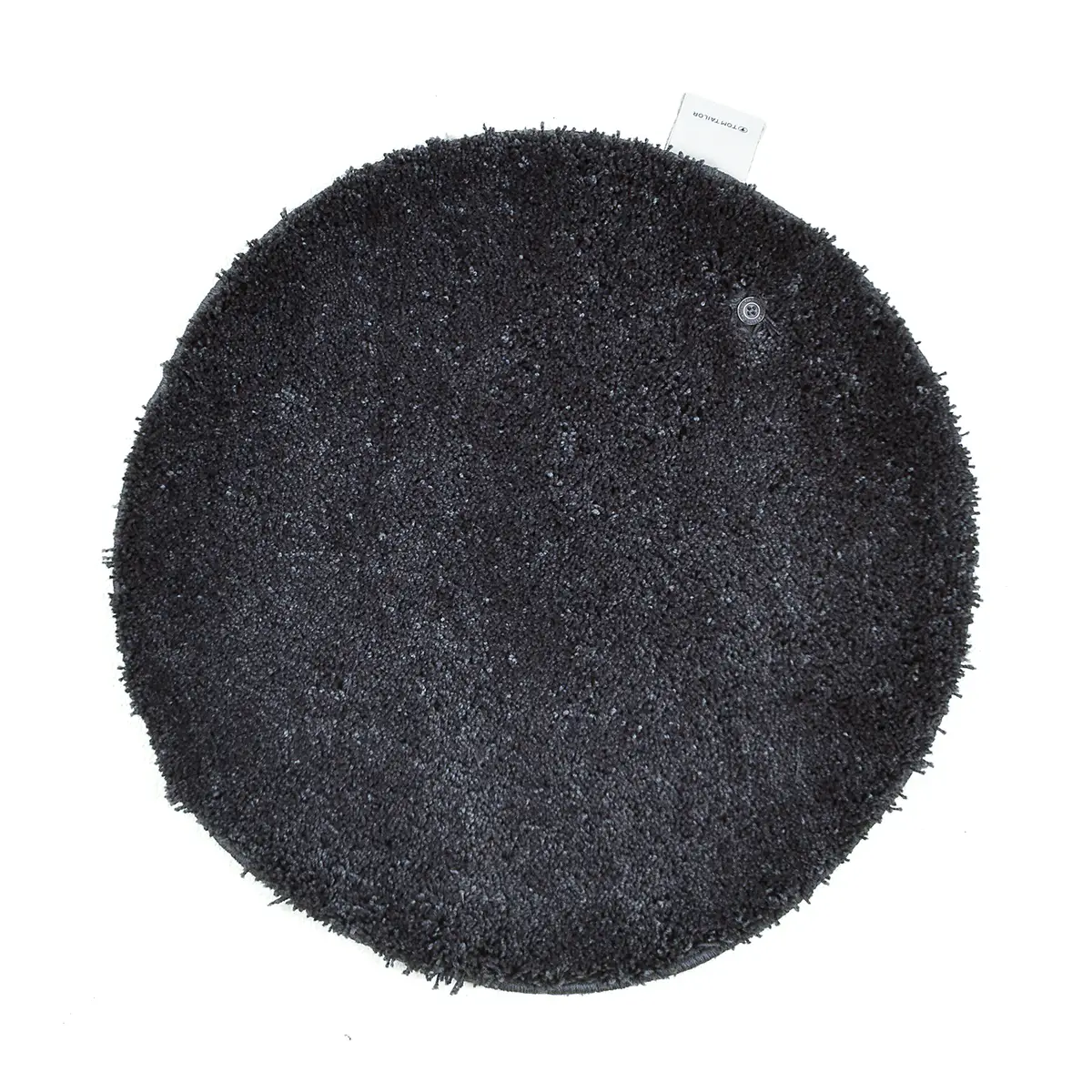 Badvorleger Cozy Bath Uni Rund | Schwarz