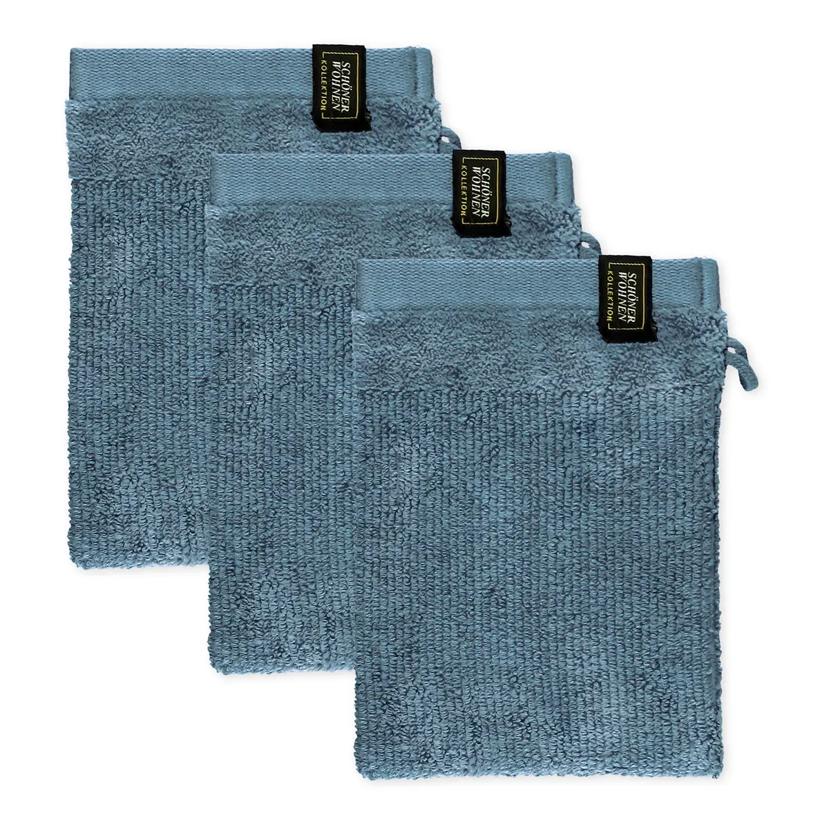 Waschhandschuhe Sense | Blau
