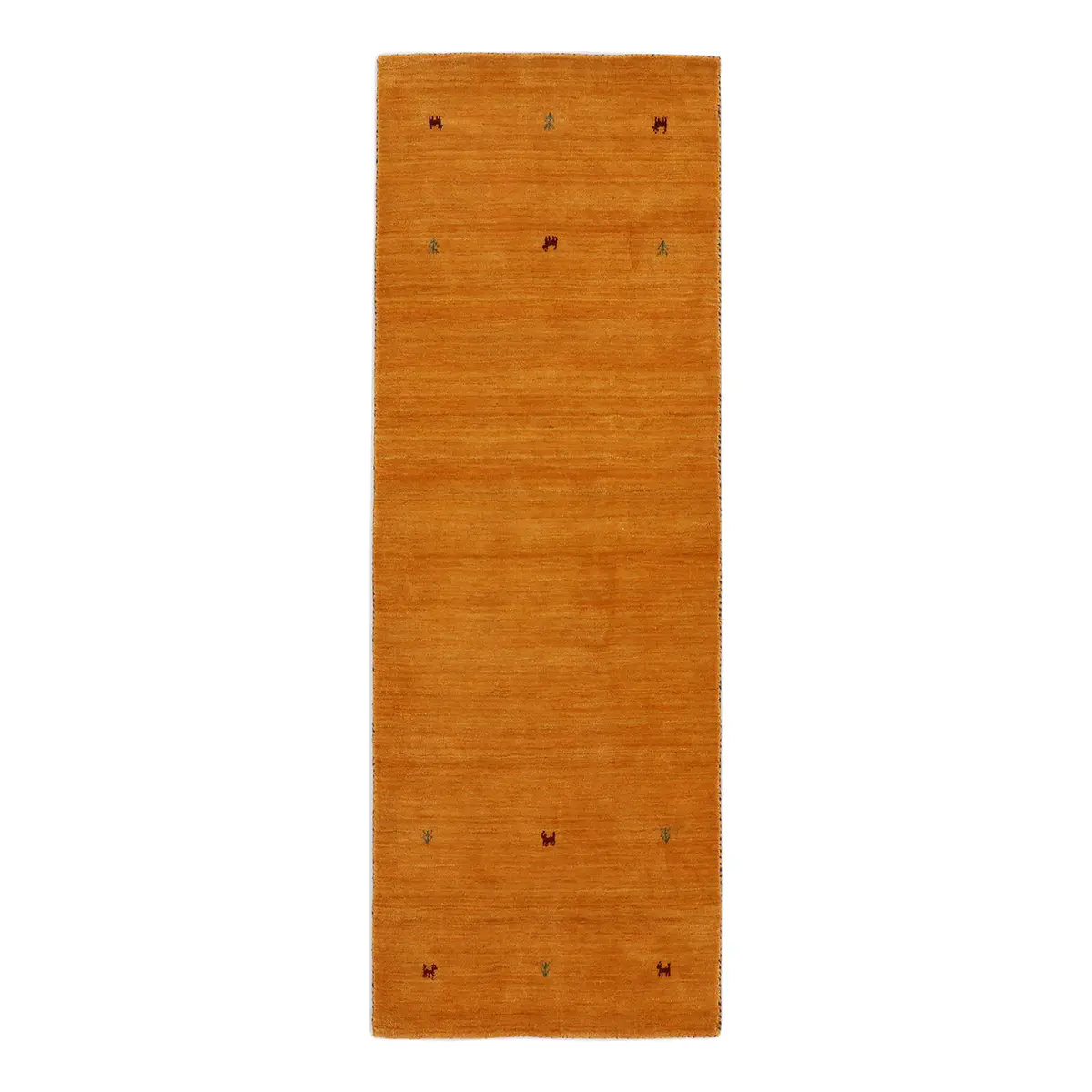 Läufer Gabbeh Uni 80 x 450cm Gelb/Gelb | Gelb